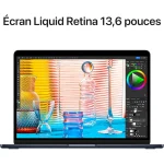 MacBook Air 13.6 (Puce M2) (8Go/256Go SSD) – Gris (MLXW3FN) - Prix moins cher - Linksolutions