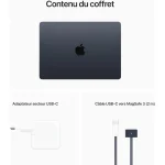 MacBook Air 13.6 (Puce M2) (8Go/256Go SSD) – Gris (MLXW3FN) - Prix Maroc - Linksolutions