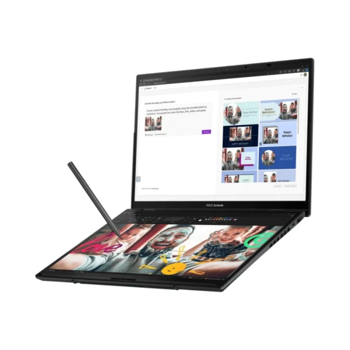 PC portable ASUS Zenbook Duo UX8406CA 14&Prime; – Ultra 7-255H Inkwell Grey (90NB14X1-M00J10) - Achat Maroc - Linksolutions