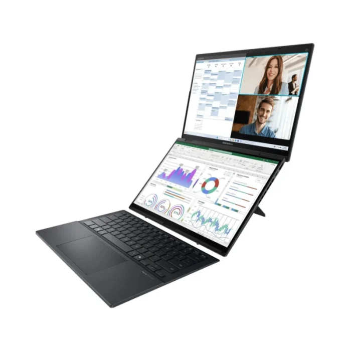 PC portable ASUS Zenbook Duo UX8406CA 14&Prime; – Ultra 7-255H Inkwell Grey (90NB14X1-M00J10) - Prix Maroc - Linksolutions