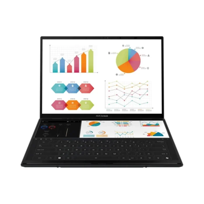 PC portable ASUS Zenbook Duo UX8406CA 14&Prime; – Ultra 7-255H Inkwell Grey (90NB14X1-M00J10) - Achat Maroc - Linksolutions