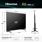 Smart TV Hisense 65 pouces UHD 4K VIDAA (HIS65A6Q) - Prix Maroc - Linksolutions