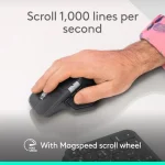 Souris Logitech MX Master 4 sans fil Bluetooth Graphite (910-007562) - Achat Maroc - Linksolutions