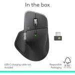 Souris Logitech MX Master 4 sans fil Bluetooth Graphite (910-007562) - Achat Maroc - Linksolutions
