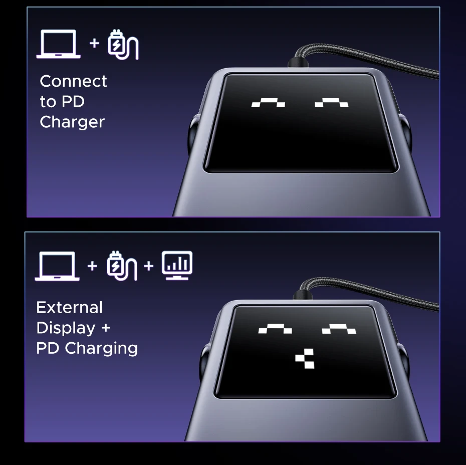 Station d’accueil UGREEN USB-C 7 en 1 – Hub multiport HDMI USB 3.0 (45155)