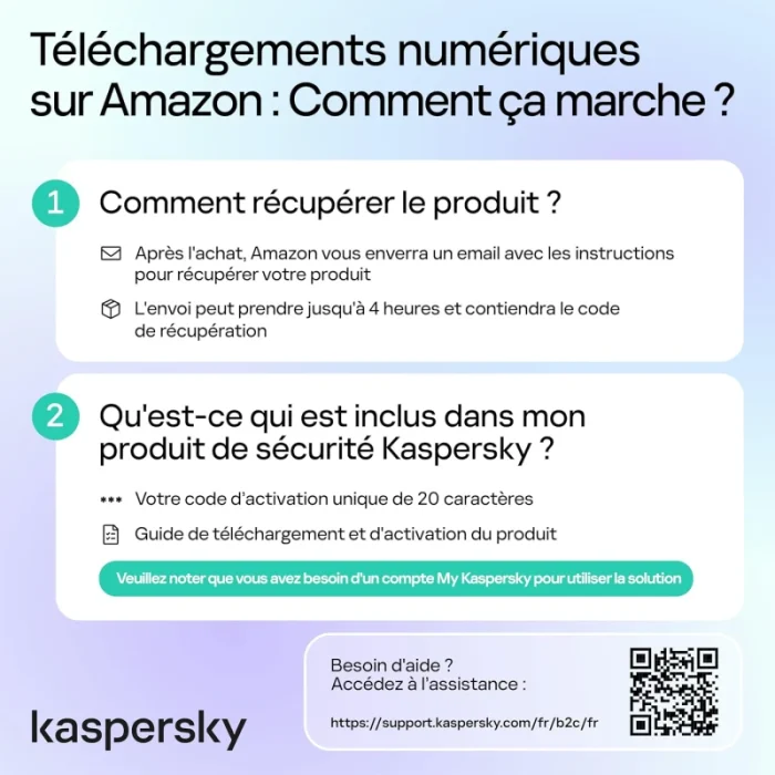 Antivirus KASPERSKY Premium 3 appareils 1 an licence digitale (KL10478BCFS-25FFPMAG) - Prix moins cher - Linksolutions