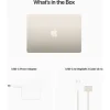 apple macbook air m2 13,6″ 8go 256go or stellaire (mly13fn)