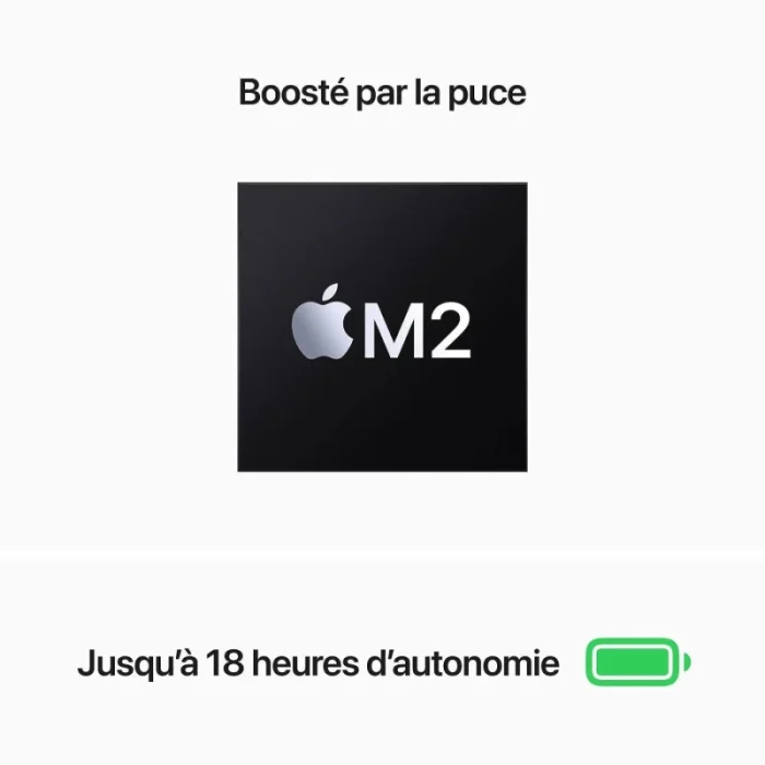 apple macbook air m2 13,6″ 8go 256go or stellaire (mly13fn)