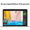 apple macbook air m2 13,6″ 8go 256go or stellaire (mly13fn)