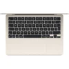 apple macbook air m3 13″ (2024) 16go 256go lumière stellaire (mc8j4fn/a)