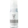 bouteille d’encre canon gi 43 bk noir encre originale (4698c001ab)