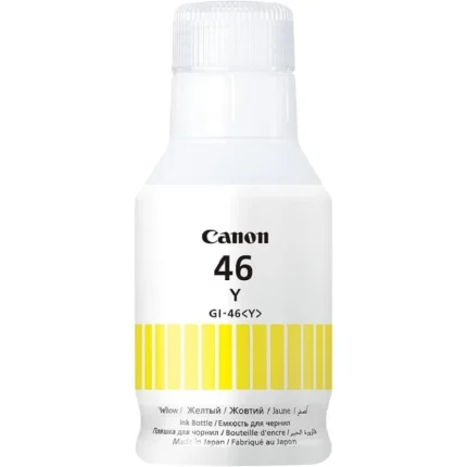 bouteille d’encre canon gi 46 jaune encre originale (4429c001ab)