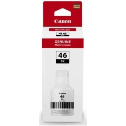 bouteille d’encre canon gi 46 pgbk noir pigmenté encre originale (4411c001ab)