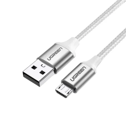 Câble Ugreen USB 2.0 A vers Micro USB 1m Blanc (60151) - Achat Maroc - Linksolutions