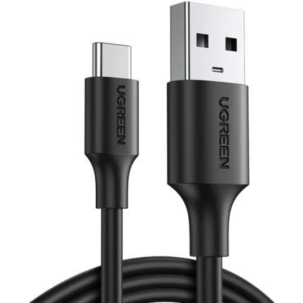 Câble Ugreen USB-A vers USB-C 3A 1m Noir GAINE PLASTIQUE (60116) - Prix Maroc - Linksolutions
