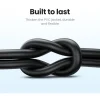 Câble Ugreen USB-A vers USB-C 3A 1m Noir GAINE PLASTIQUE (60116) - Prix moins cher - Linksolutions