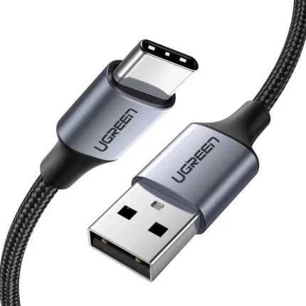 Câble Ugreen USB-A vers USB-C 3A 1m Noir Tressé (60126) - Prix Maroc - Linksolutions