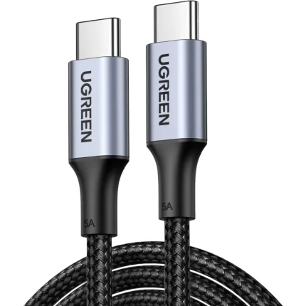 Câble Ugreen USB-C vers USB-C 5A 100W 1m Gris (70427) - Prix moins cher - Linksolutions