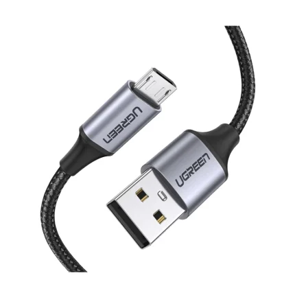Câble USB Ugreen 18W USB-A vers Micro USB 15M Gris (60147) - Prix Maroc - Linksolutions