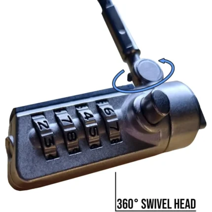 cadenas hp à combinaison antivol pour ordinateur portable (t0y15aa)