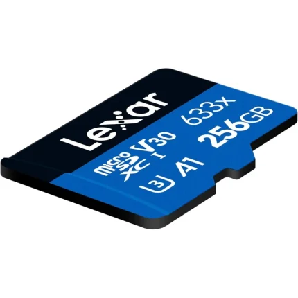 Carte mémoire microSD LEXAR 633X 256GB UHS-I 100MB/s avec adaptateur (LSDMI256BB633A) - Achat Maroc - Linksolutions