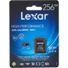 Carte mémoire microSD LEXAR 633X 256GB UHS-I 100MB/s avec adaptateur (LSDMI256BB633A) - Prix Maroc - Linksolutions