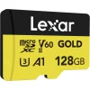 Carte mémoire microSD LEXAR Gold 128GB UHS-II 280MB/s 100MB/s (LMSGOLD128G-BNNNG) - Achat Maroc - Linksolutions