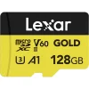 Carte mémoire microSD LEXAR Gold 128GB UHS-II 280MB/s 100MB/s (LMSGOLD128G-BNNNG) - Achat Maroc - Linksolutions