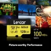 Carte mémoire microSD LEXAR Gold 128GB UHS-II 280MB/s 100MB/s (LMSGOLD128G-BNNNG) - Prix Maroc - Linksolutions