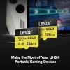 Carte mémoire microSD LEXAR Gold 256GB UHS-II 280MB/s 180MB/s (LMSGOLD256G-BNNNG) - Achat Maroc - Linksolutions