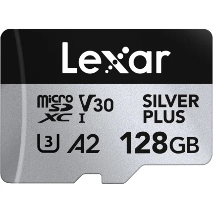 Carte mémoire microSD LEXAR Silver Plus 128GB UHS-I 205MB/s (LMSSIPL128G-BNANG) - Achat Maroc - Linksolutions