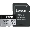 Carte mémoire microSD LEXAR Silver Plus 128GB UHS-I 205MB/s (LMSSIPL128G-BNANG) - Prix moins cher - Linksolutions