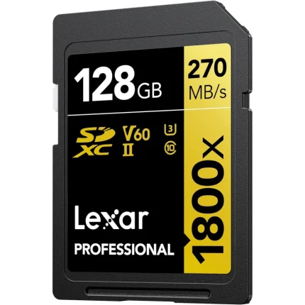 Carte mémoire SD LEXAR 1800X 128GB UHS-II 280MB/s 205MB/s (LSD1800128G-BNNNG) - Prix Maroc - Linksolutions