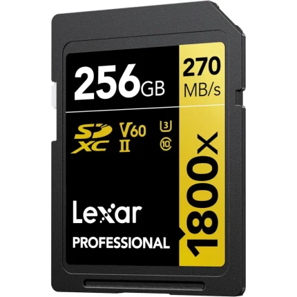 Carte mémoire SD LEXAR 1800X 256GB UHS-II 280MB/s 205MB/s (LSD1800256G-BNNNG) - Prix moins cher - Linksolutions