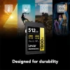 Carte mémoire SD LEXAR 1800X 512GB UHS-II 280MB/s 205MB/s (LSD1800512G-BNNNG) - Achat Maroc - Linksolutions