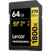 Carte mémoire SD LEXAR 1800X 64GB UHS-II 280MB/s 205MB/s (LSD1800064G-BNNNG) - Achat Maroc - Linksolutions