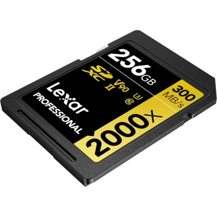Carte mémoire SD LEXAR 2000X 256GB UHS-II 300MB/s 260MB/s (LSD2000256G-BNNNG) - Achat Maroc - Linksolutions