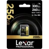 Carte mémoire SD LEXAR 2000X 256GB UHS-II 300MB/s 260MB/s (LSD2000256G-BNNNG) - Prix moins cher - Linksolutions