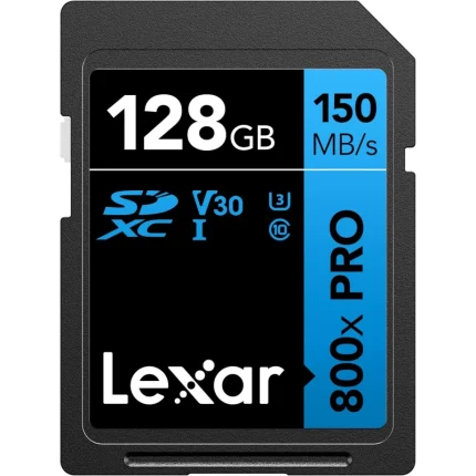 Carte mémoire SD LEXAR 800X Pro 128GB UHS-I 150MB/s (LSD0800P128G-BNNNG) - Achat Maroc - Linksolutions