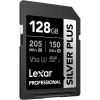 Carte mémoire SD LEXAR Silver Plus 128GB UHS-I 205MB/s (LSDSIPL128G-BNNNG) - Prix Maroc - Linksolutions