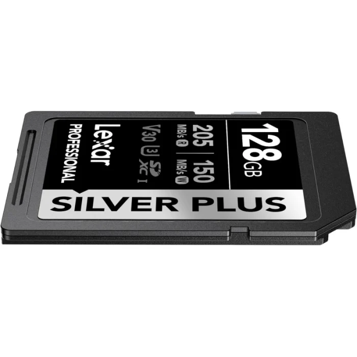 Carte mémoire SD LEXAR Silver Plus 128GB UHS-I 205MB/s (LSDSIPL128G-BNNNG) - Prix Maroc - Linksolutions