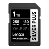 Carte mémoire SD LEXAR Silver Plus 256GB UHS-I 205MB/s (LSDSIPL256G-BNNNG) - Achat Maroc - Linksolutions