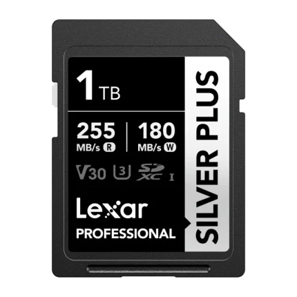 Carte mémoire SD LEXAR Silver Plus 256GB UHS-I 205MB/s (LSDSIPL256G-BNNNG) - Achat Maroc - Linksolutions