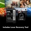 Carte mémoire SD LEXAR Silver Plus 64GB UHS-I 205MB/s (LSDSIPL064G-BNNNG) - Prix Maroc - Linksolutions