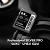 Carte mémoire SD LEXAR Silver Pro 64GB UHS-II 280MB/s (LSDSIPR064G-BNNNG) - Prix Maroc - Linksolutions
