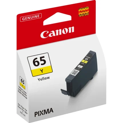 cartouche d’encre canon cli 65 y jaune originale (4218c001aa)