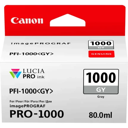cartouche d'encre canon pfi 1000 gris original (0552c001aa)
