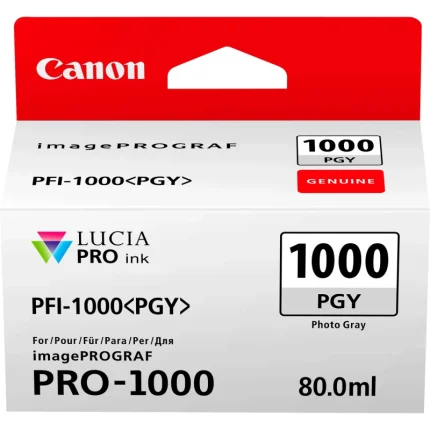 cartouche d'encre canon pfi 1000 gris photo original (0553c001aa)