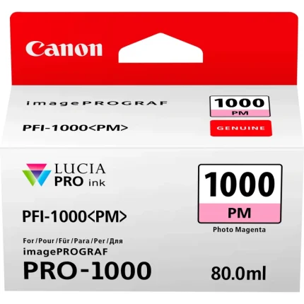 cartouche d'encre canon pfi 1000 photo magenta original (0551c001aa)
