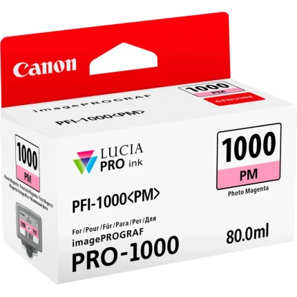 cartouche d'encre canon pfi 1000 photo magenta original (0551c001aa)